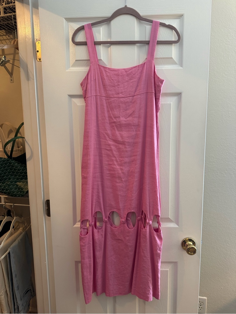 ANTONIO MELANI Pink Midi Dress